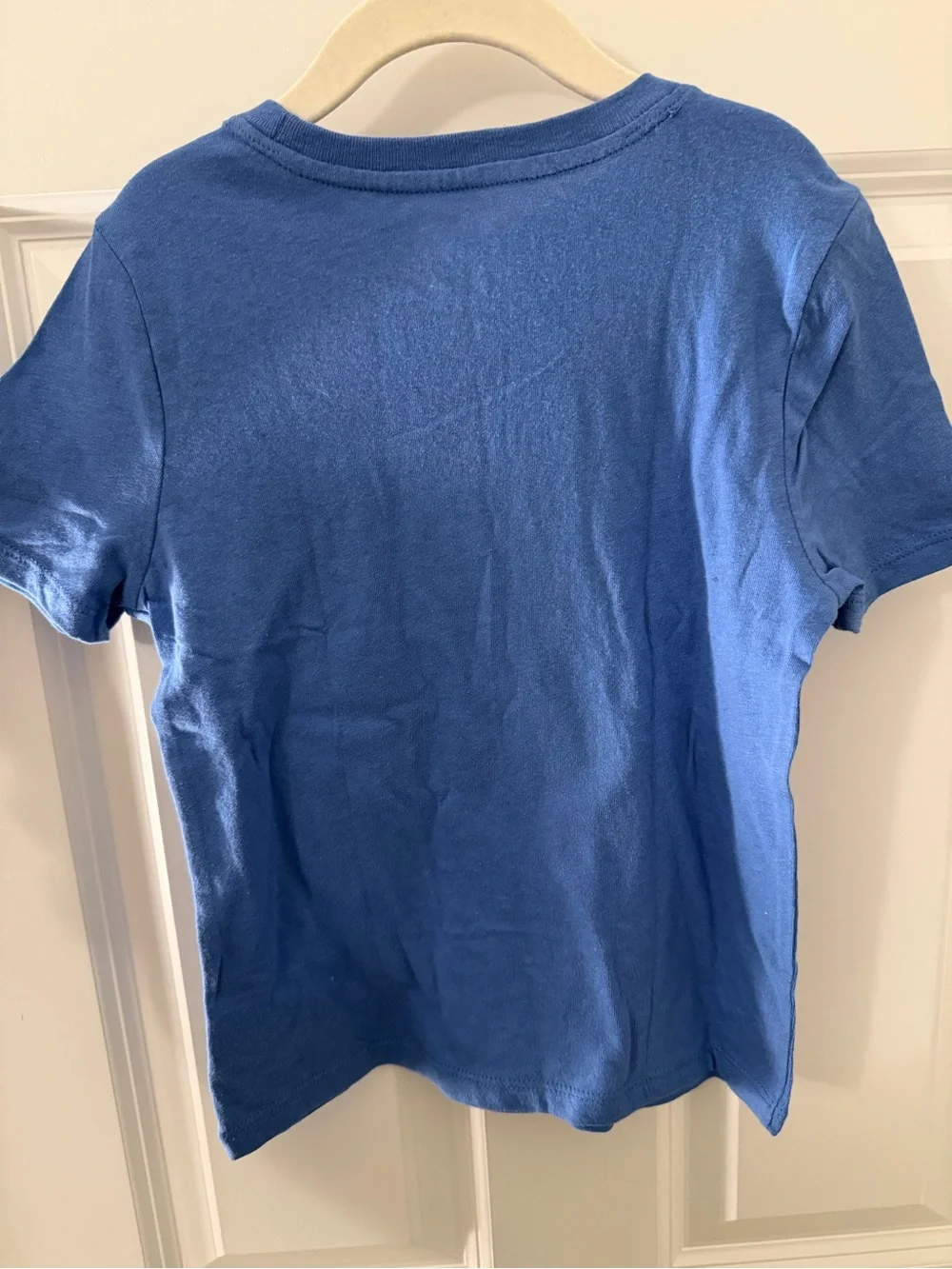 Old Navy Blue Mickey Mouse Graphic Tee with Yellow Shoes